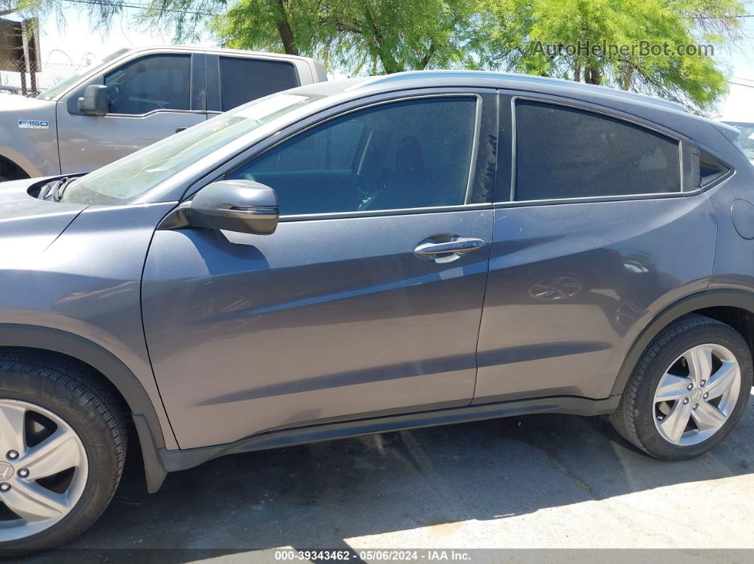 2019 Honda Hr-v Ex-l Gray vin: 3CZRU5H71KM709184