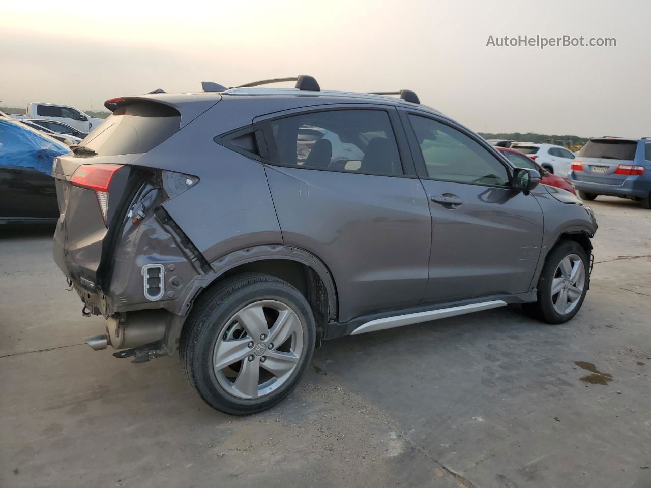 2019 Honda Hr-v Exl Gray vin: 3CZRU5H71KM712666