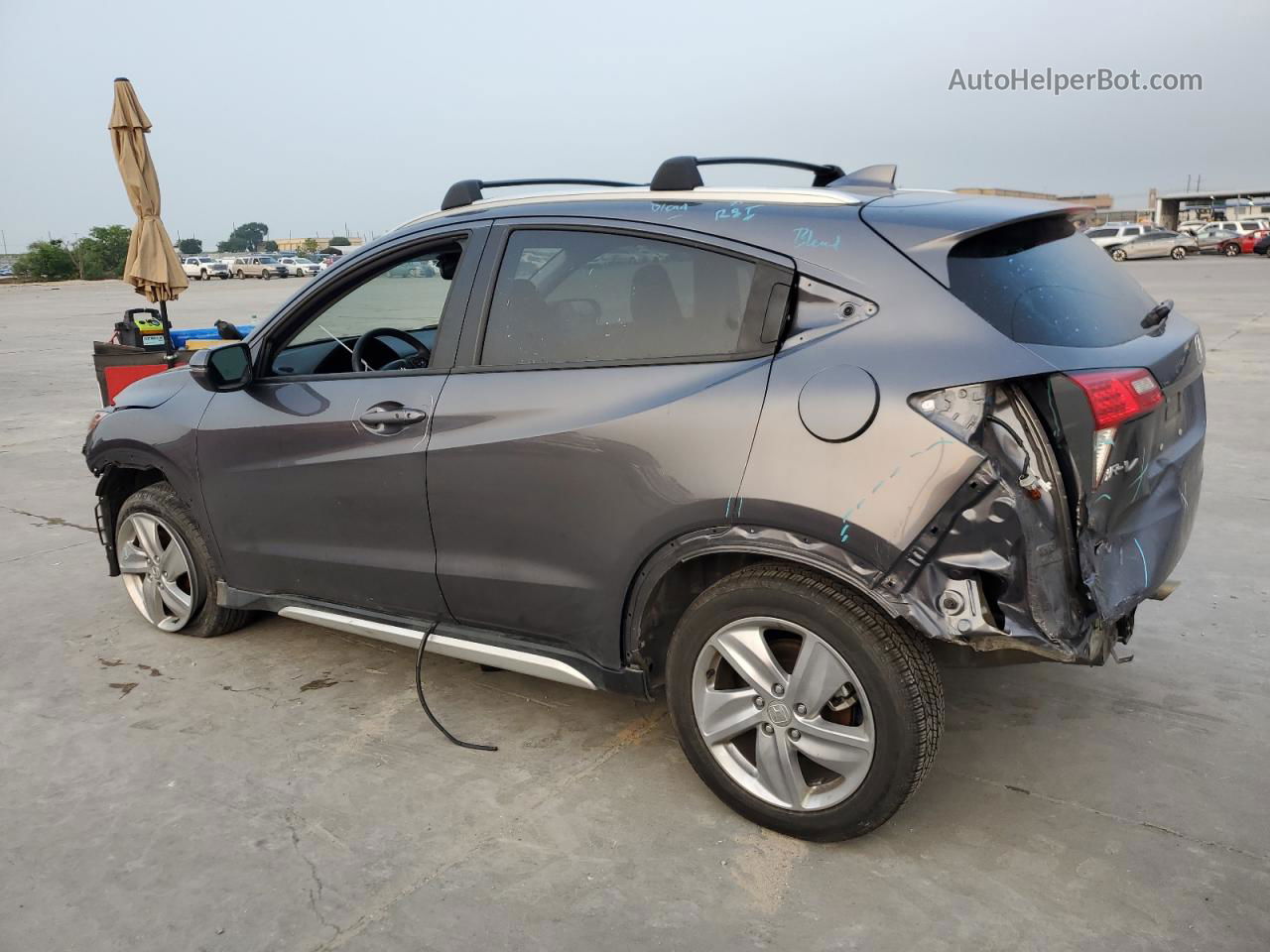 2019 Honda Hr-v Exl Gray vin: 3CZRU5H71KM712666