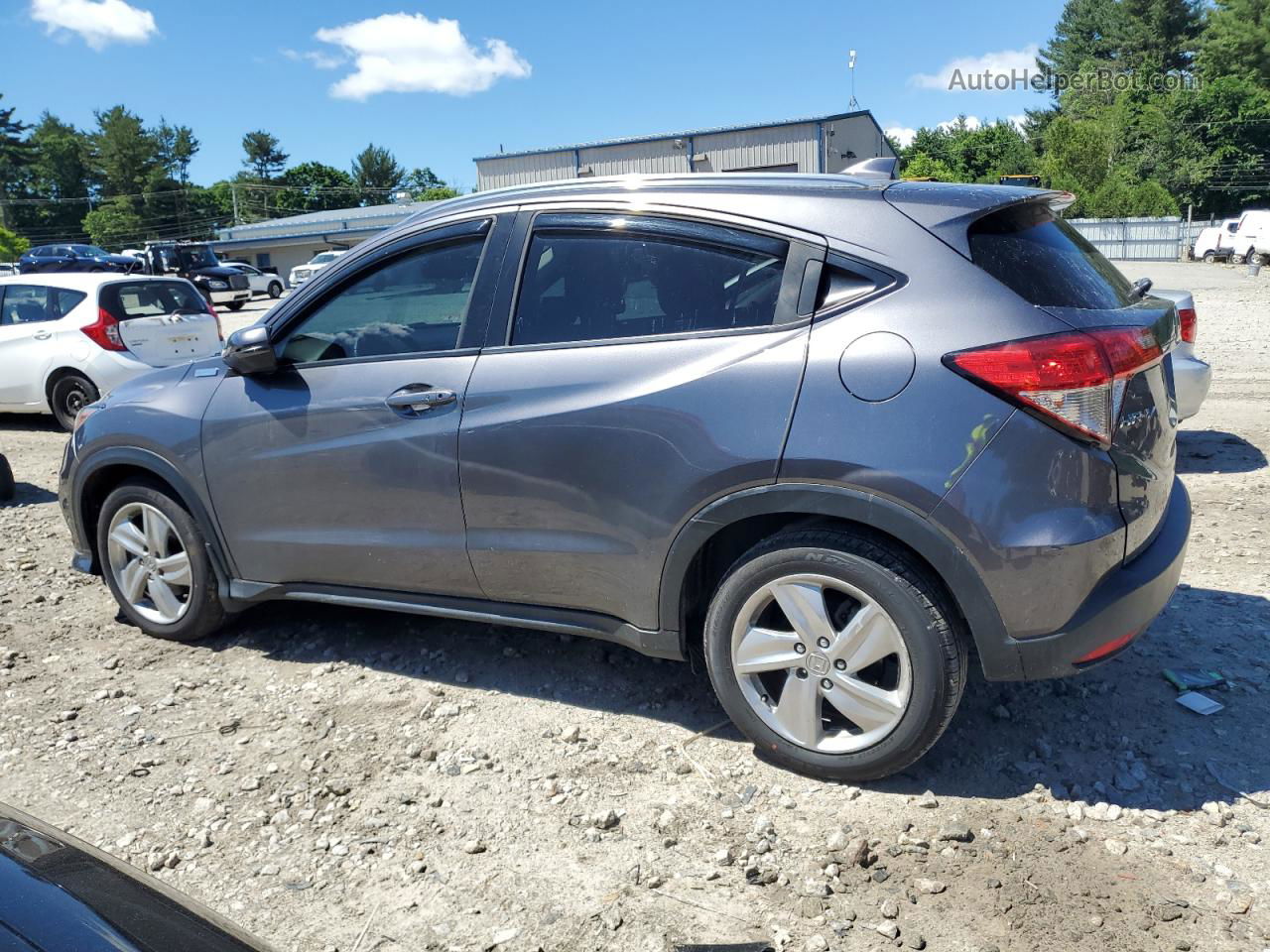 2019 Honda Hr-v Exl Gray vin: 3CZRU5H71KM713994