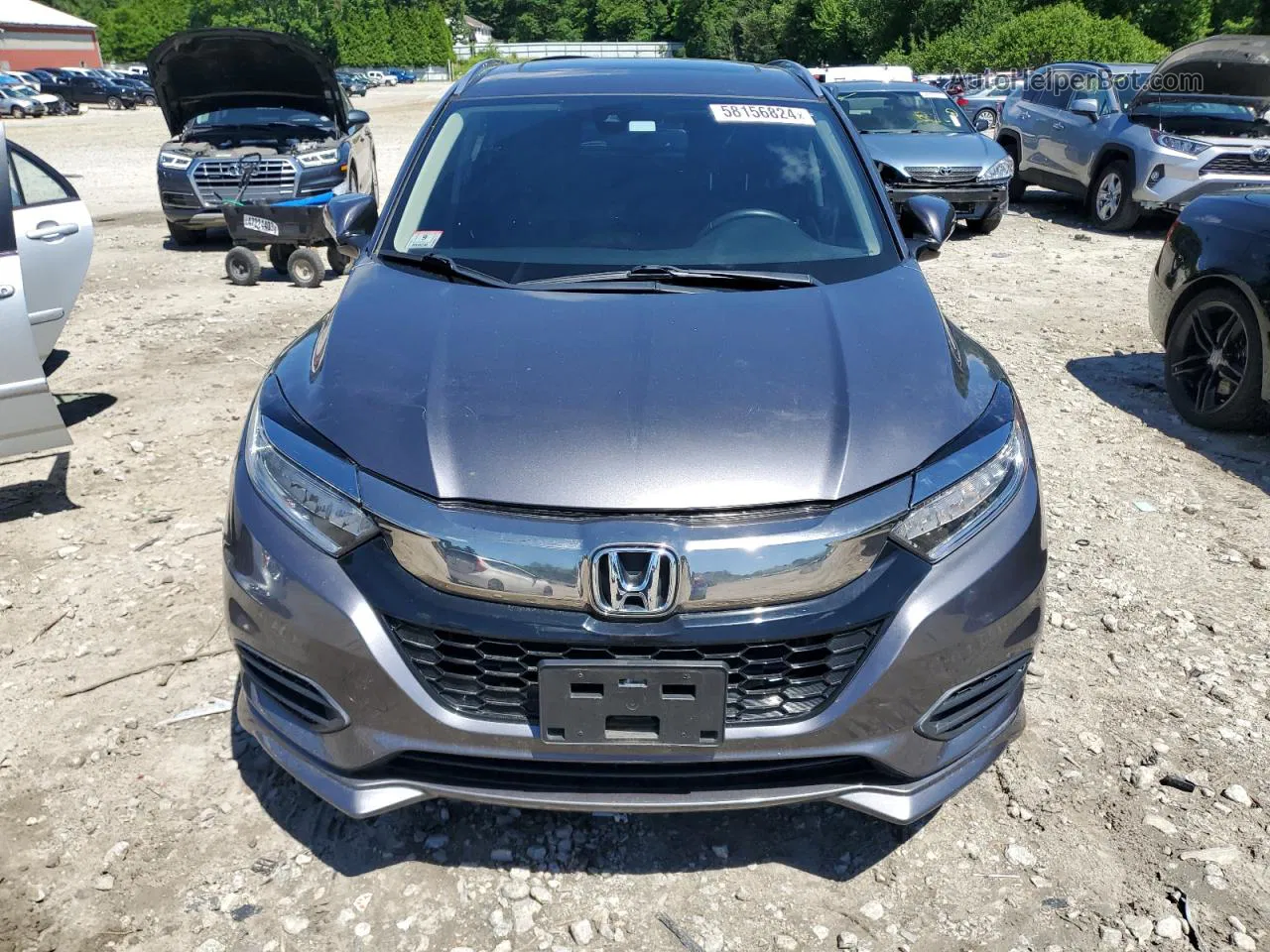 2019 Honda Hr-v Exl Gray vin: 3CZRU5H71KM713994