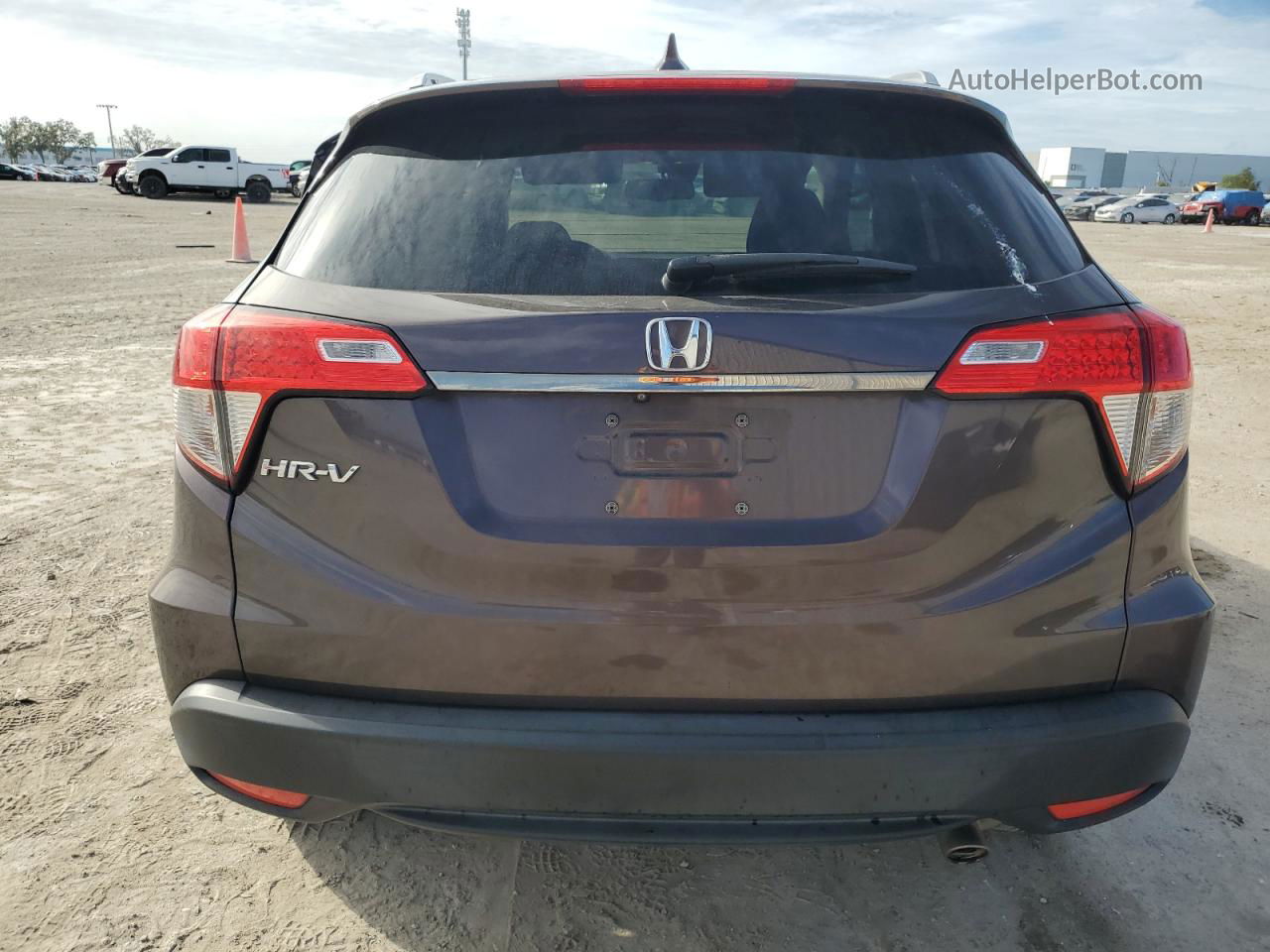 2019 Honda Hr-v Exl Burgundy vin: 3CZRU5H71KM717804