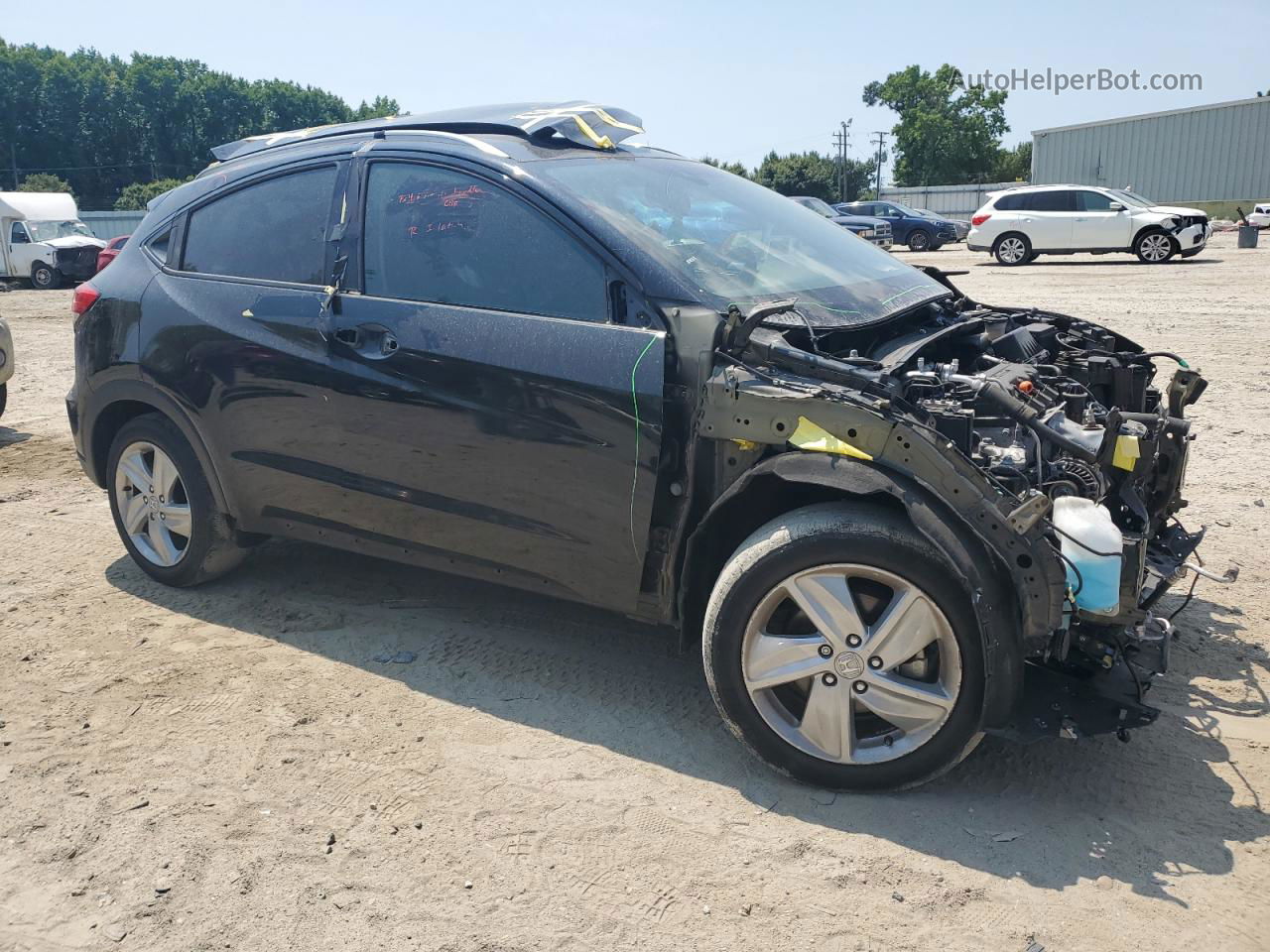 2019 Honda Hr-v Exl Black vin: 3CZRU5H71KM722937