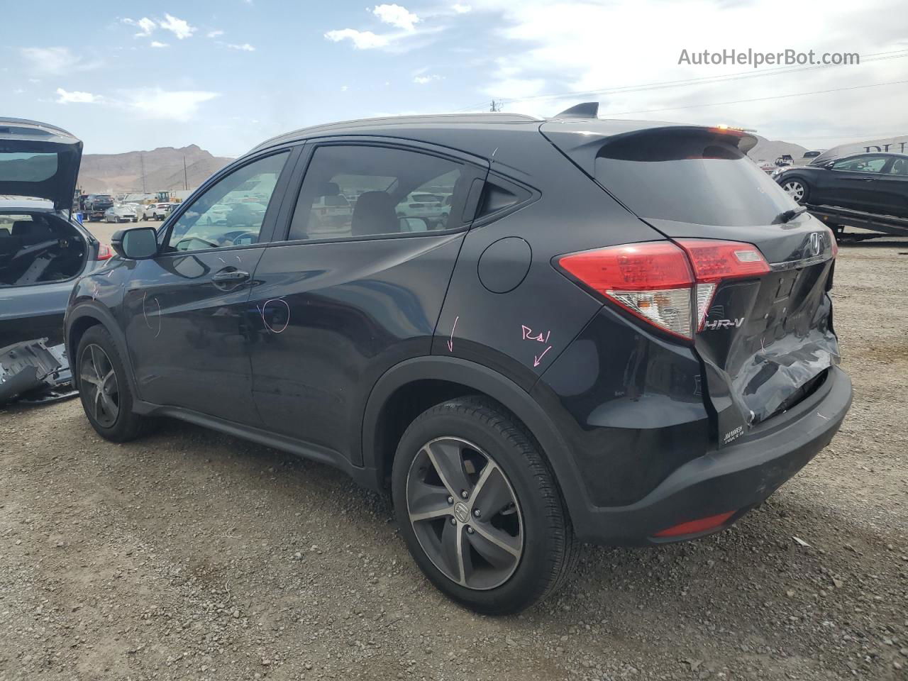 2021 Honda Hr-v Exl Black vin: 3CZRU5H71MM701802