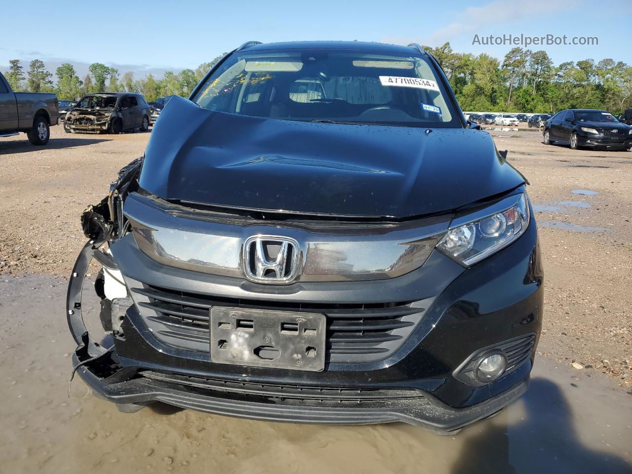 2021 Honda Hr-v Exl Black vin: 3CZRU5H71MM709155