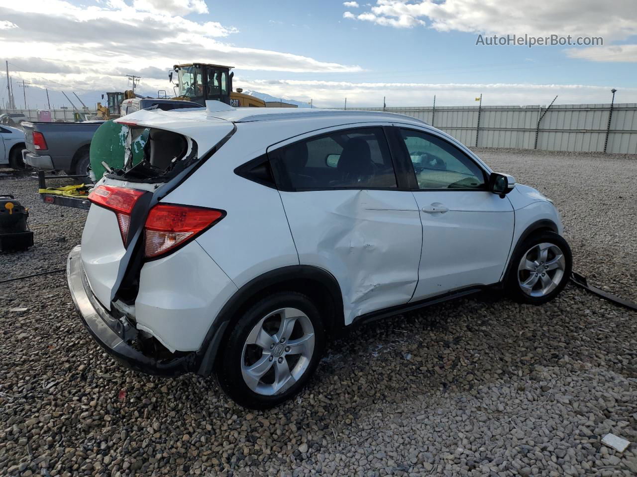 2016 Honda Hr-v Exl White vin: 3CZRU5H72GM729354