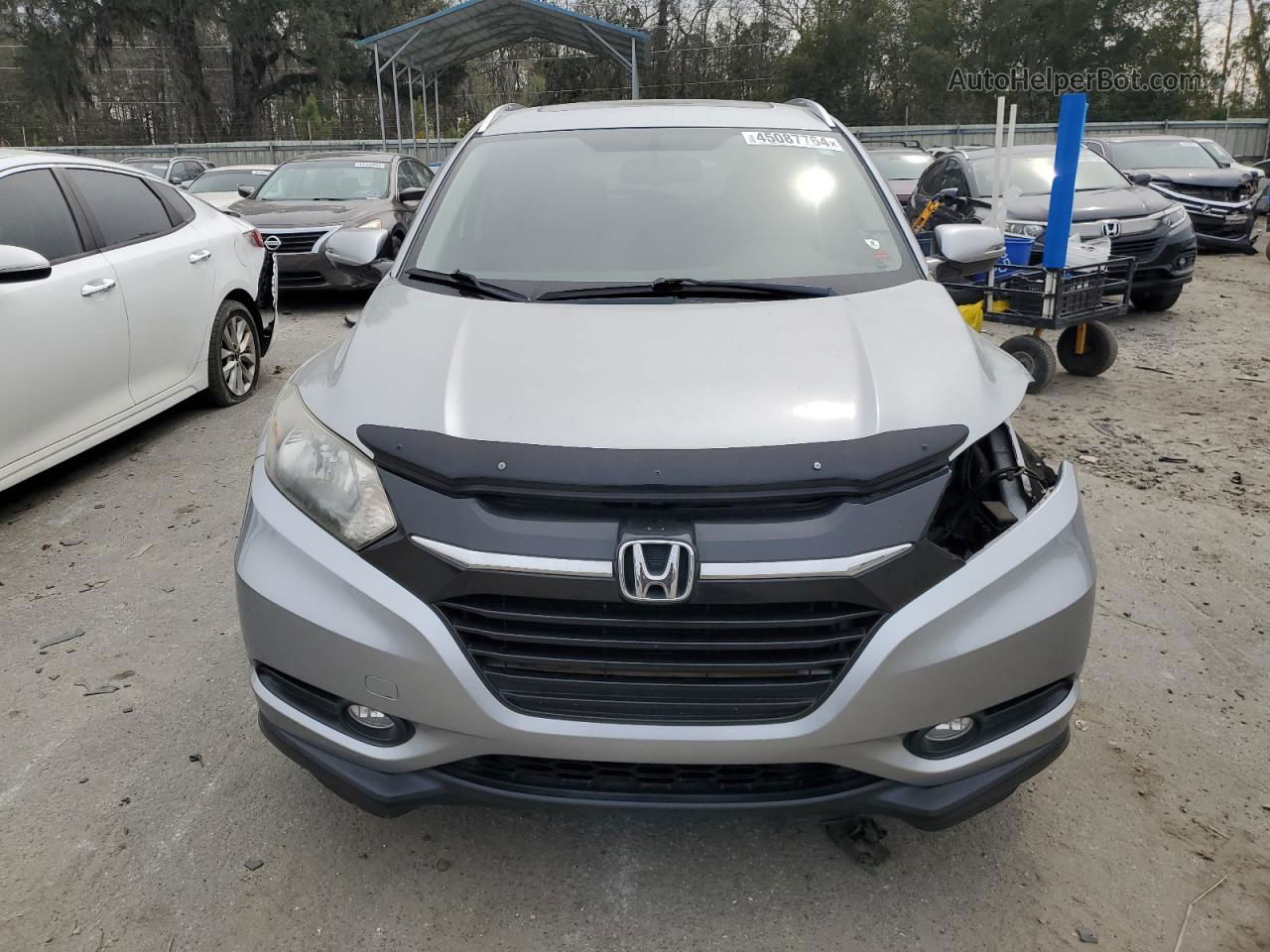 2017 Honda Hr-v Exl Silver vin: 3CZRU5H72HM720154