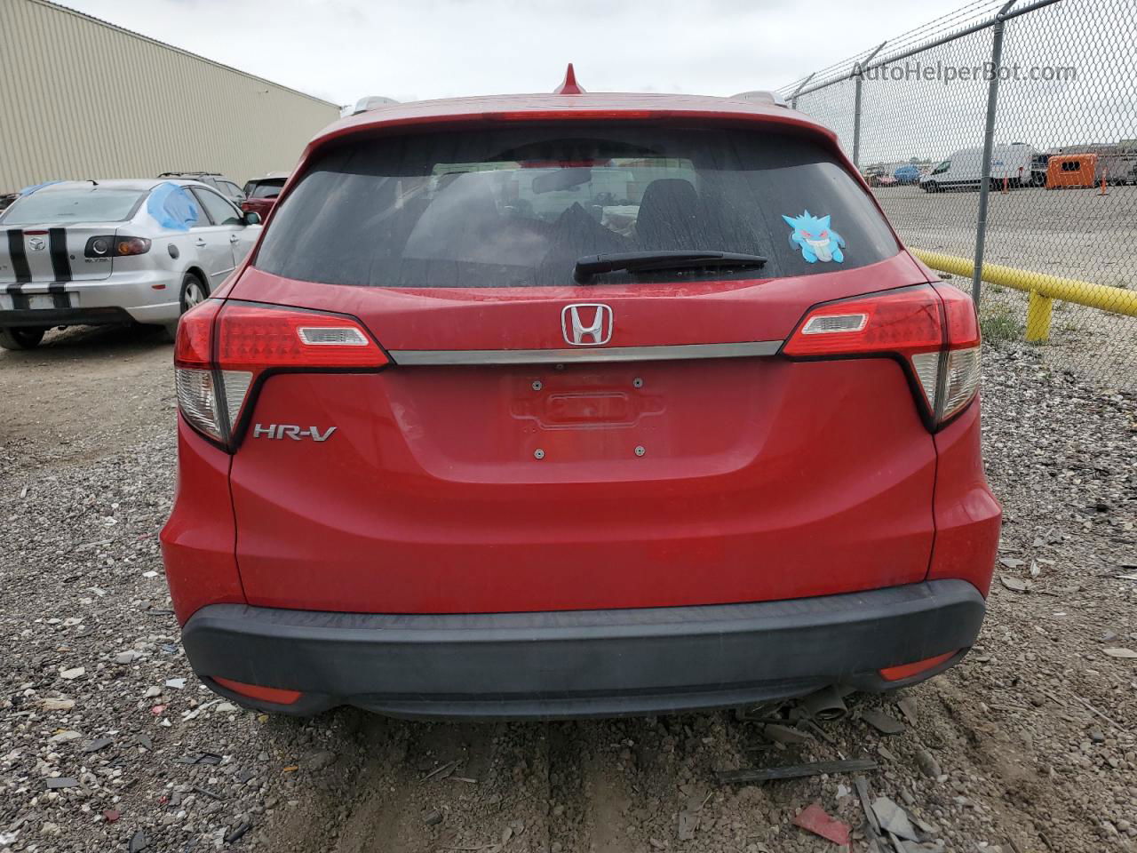 2019 Honda Hr-v Exl Красный vin: 3CZRU5H72KM704575