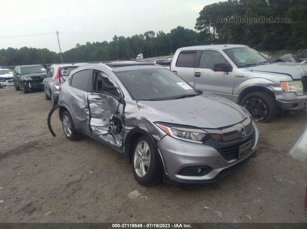 2019 Honda Hr-v Ex-l Silver vin: 3CZRU5H72KM717682