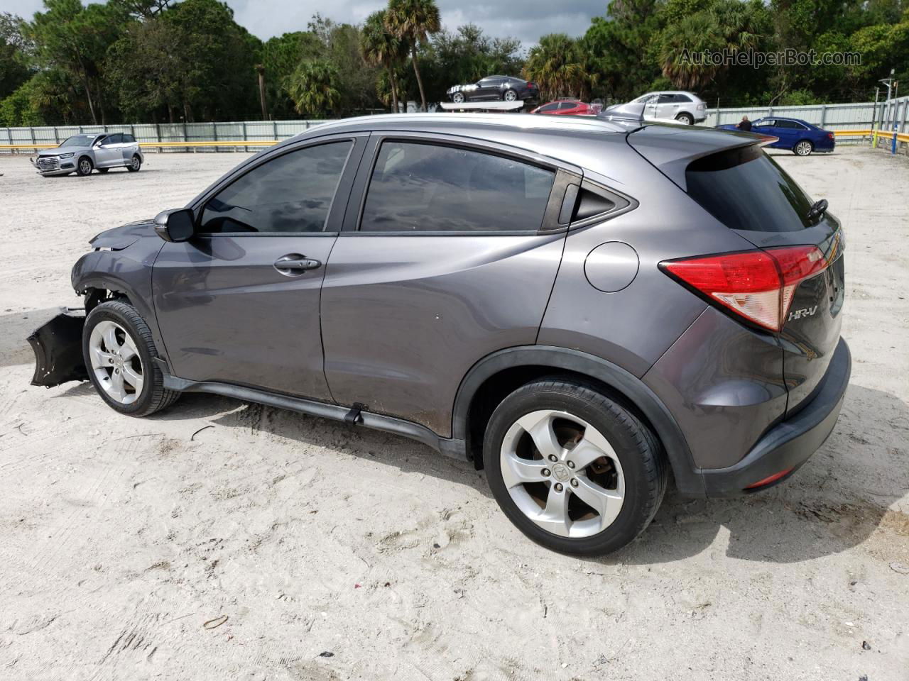 2016 Honda Hr-v Exl Gray vin: 3CZRU5H73GM701465