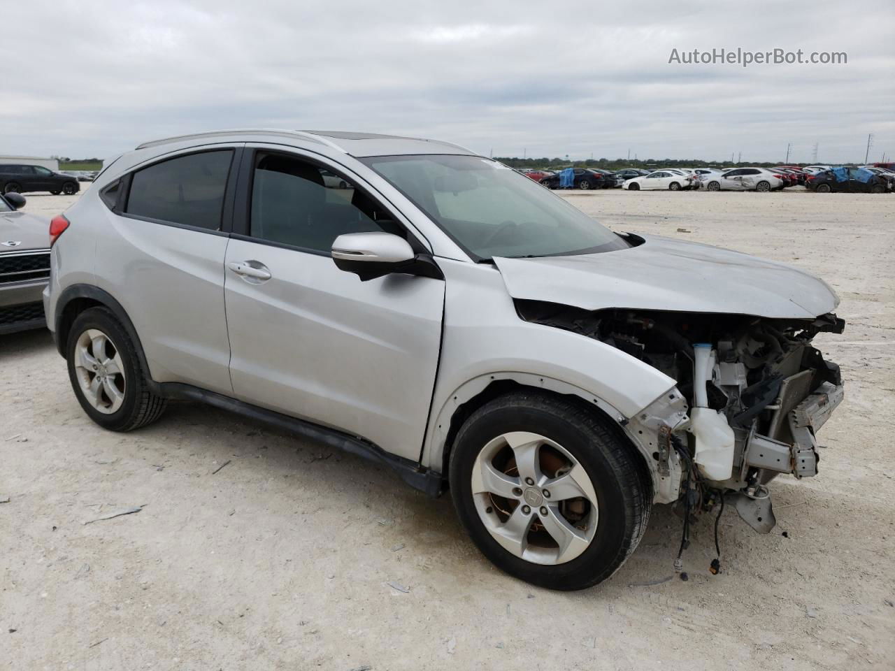 2016 Honda Hr-v Exl Серебряный vin: 3CZRU5H73GM726883