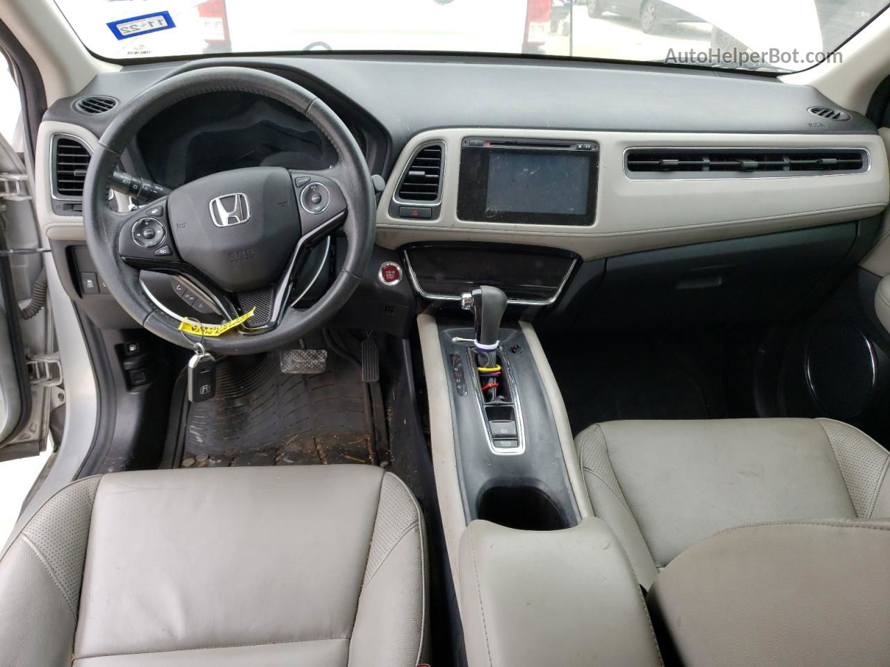 2016 Honda Hr-v Exl Серебряный vin: 3CZRU5H73GM726883