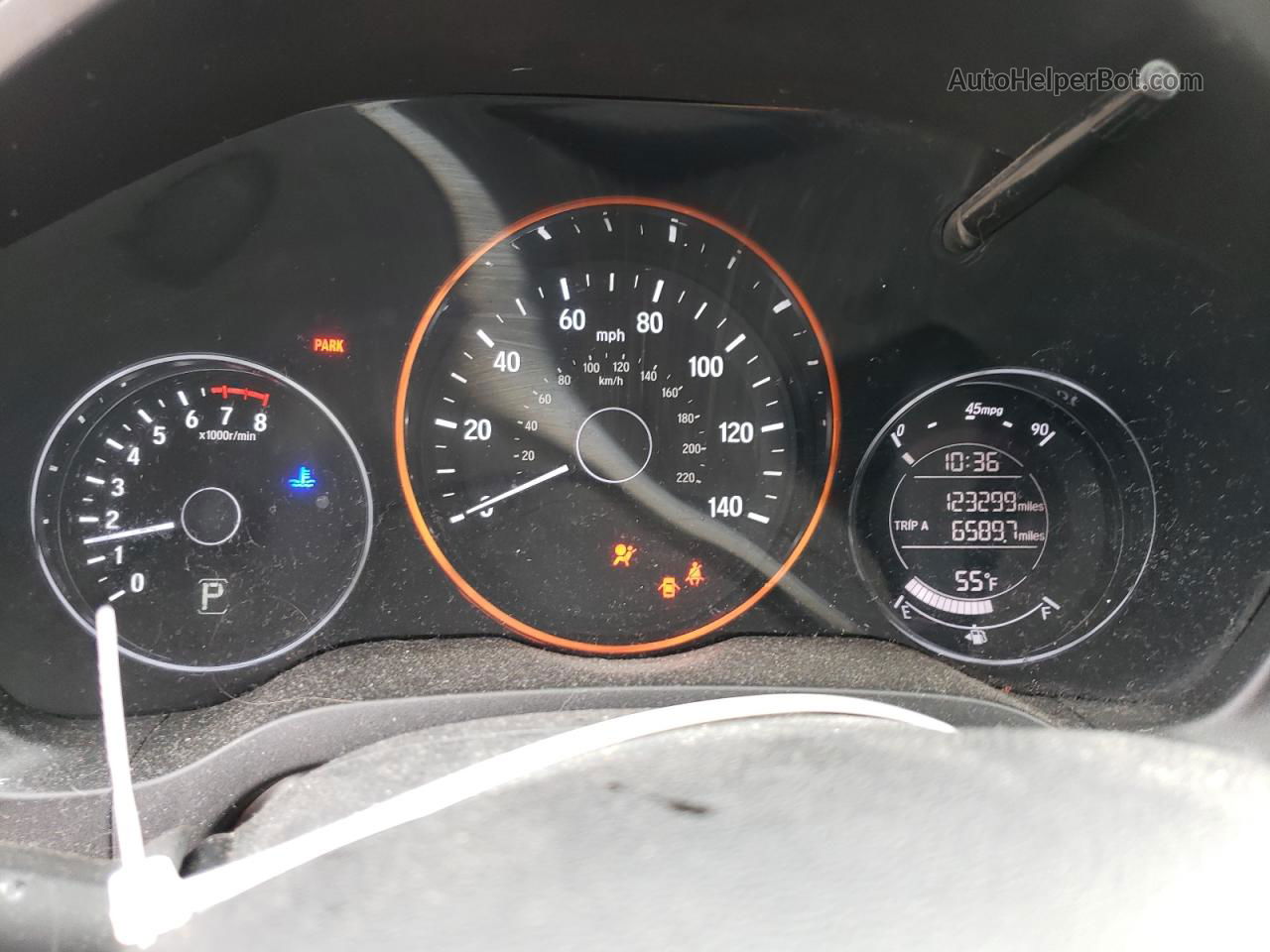 2016 Honda Hr-v Exl Серебряный vin: 3CZRU5H73GM726883