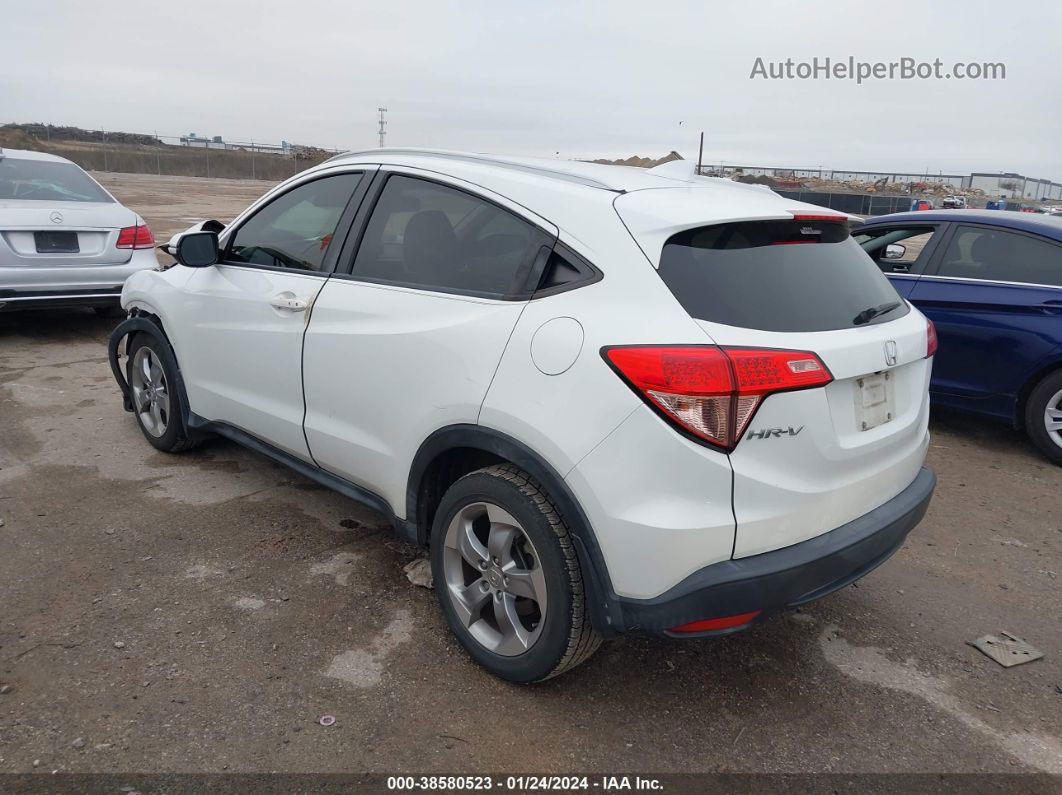 2017 Honda Hr-v Ex-l White vin: 3CZRU5H73HM728196