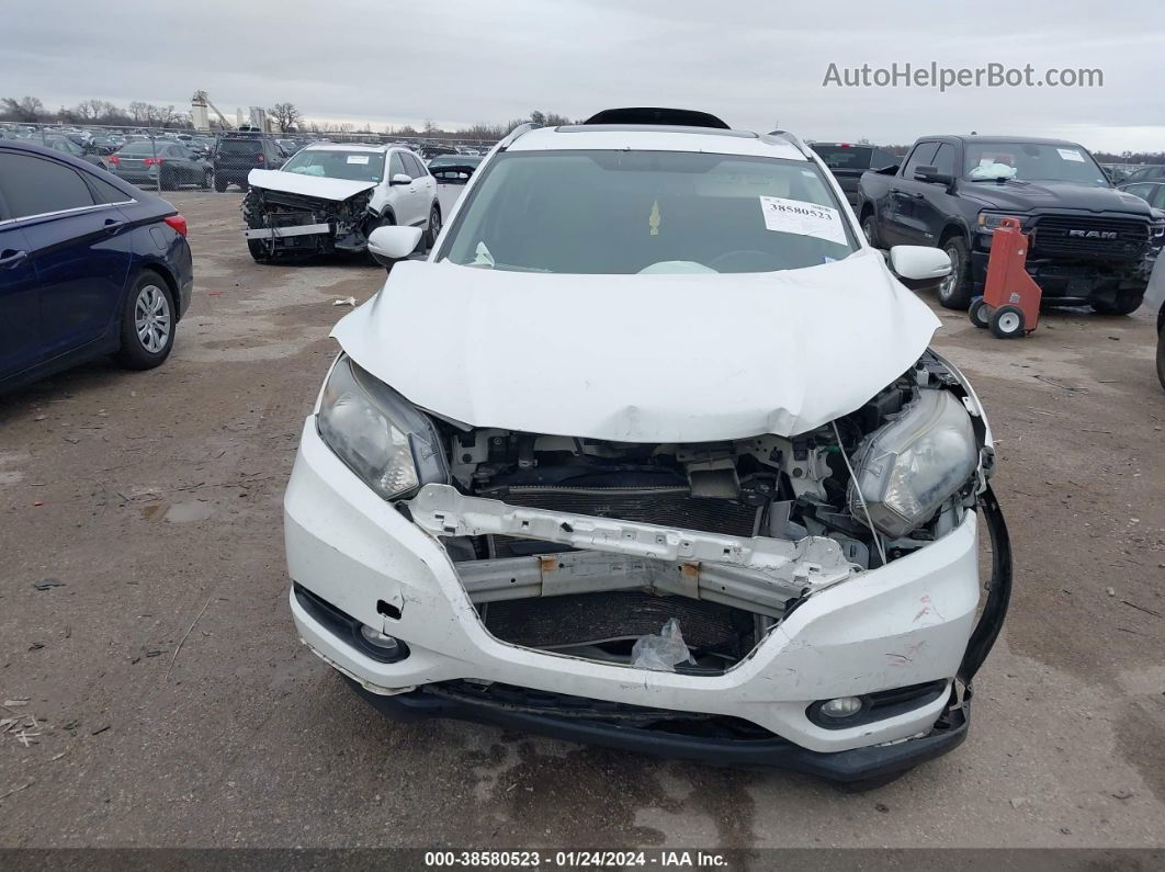 2017 Honda Hr-v Ex-l White vin: 3CZRU5H73HM728196