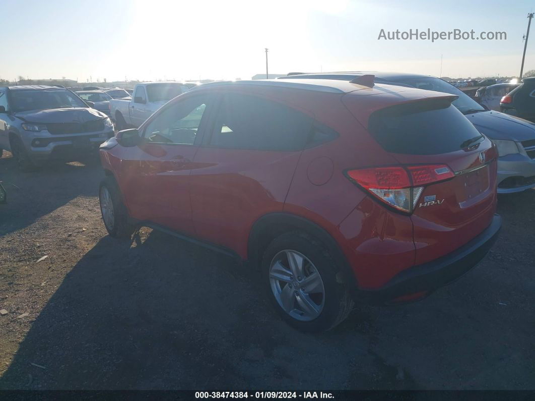 2019 Honda Hr-v Ex-l Red vin: 3CZRU5H73KM700177