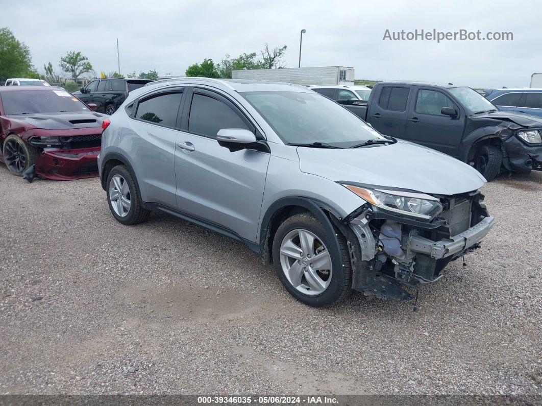 2019 Honda Hr-v Ex-l Silver vin: 3CZRU5H73KM712829