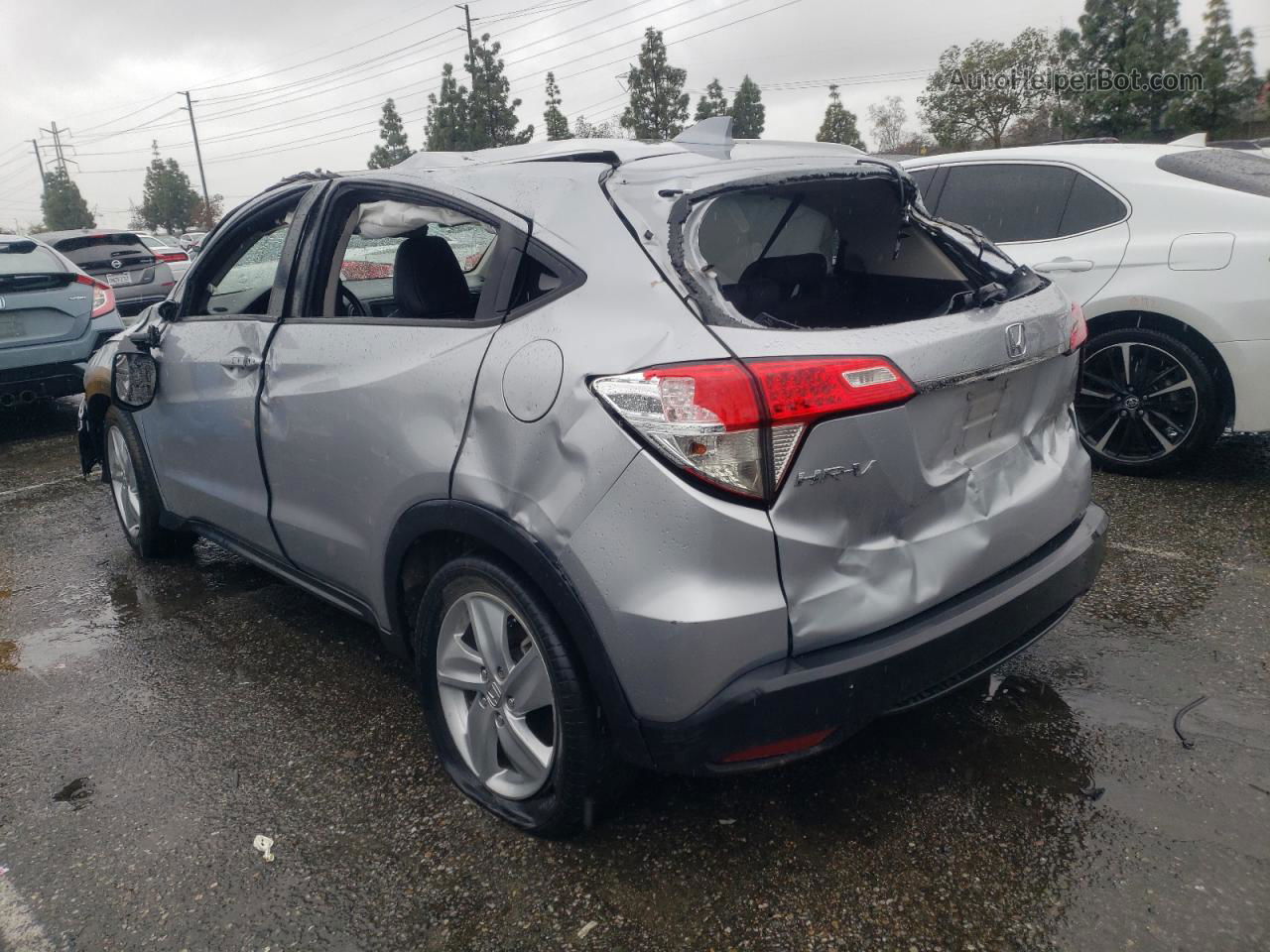 2019 Honda Hr-v Exl Silver vin: 3CZRU5H73KM718601