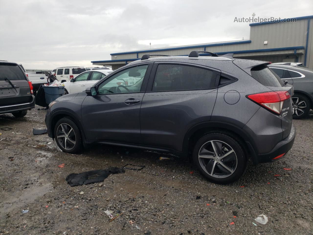 2021 Honda Hr-v Exl Gray vin: 3CZRU5H73MM714342