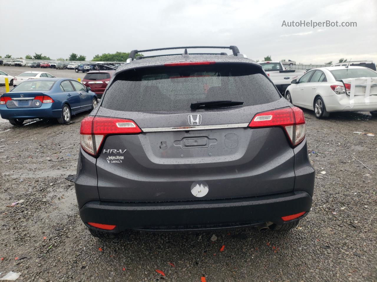 2021 Honda Hr-v Exl Gray vin: 3CZRU5H73MM714342