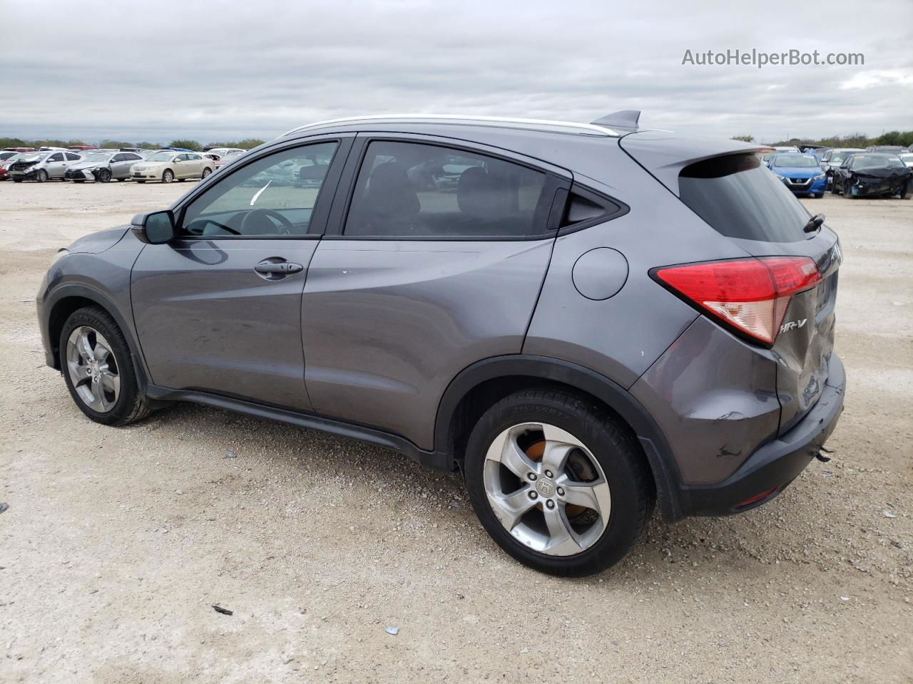 2016 Honda Hr-v Exl Серый vin: 3CZRU5H74GM729825