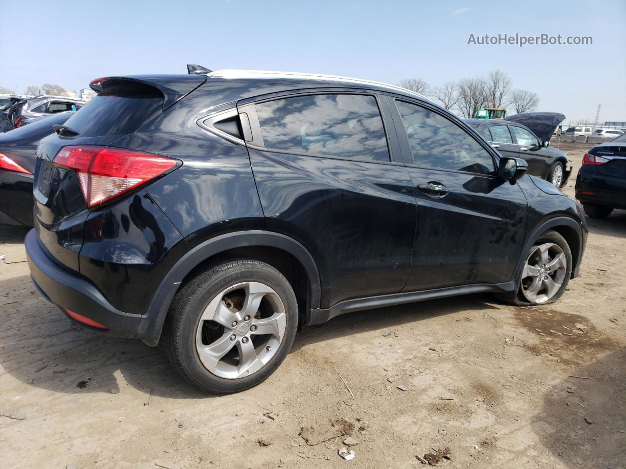 2017 Honda Hr-v Exl Black vin: 3CZRU5H74HM700908