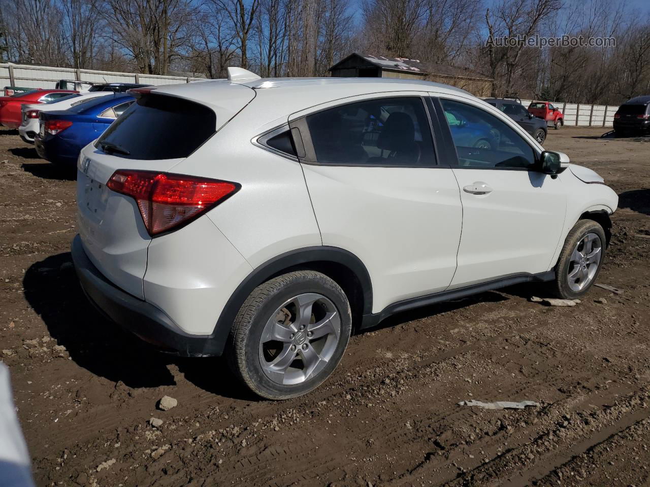 2017 Honda Hr-v Exl White vin: 3CZRU5H74HM709981