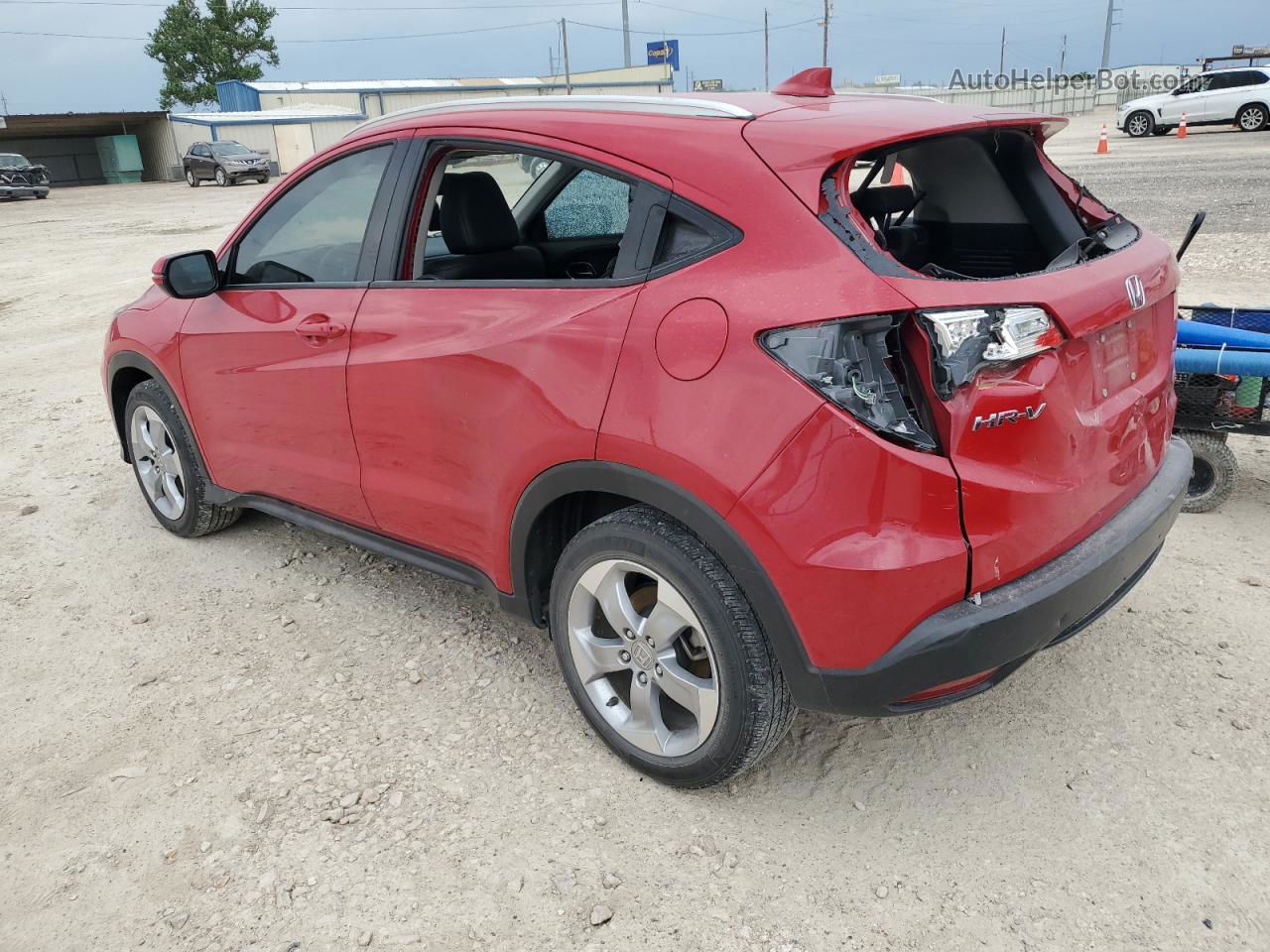 2017 Honda Hr-v Exl Red vin: 3CZRU5H74HM719944