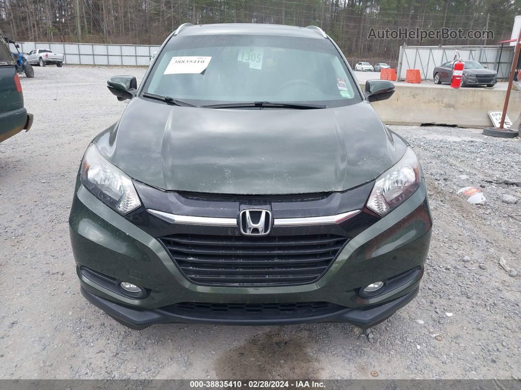 2018 Honda Hr-v Ex-l Green vin: 3CZRU5H74JM701546