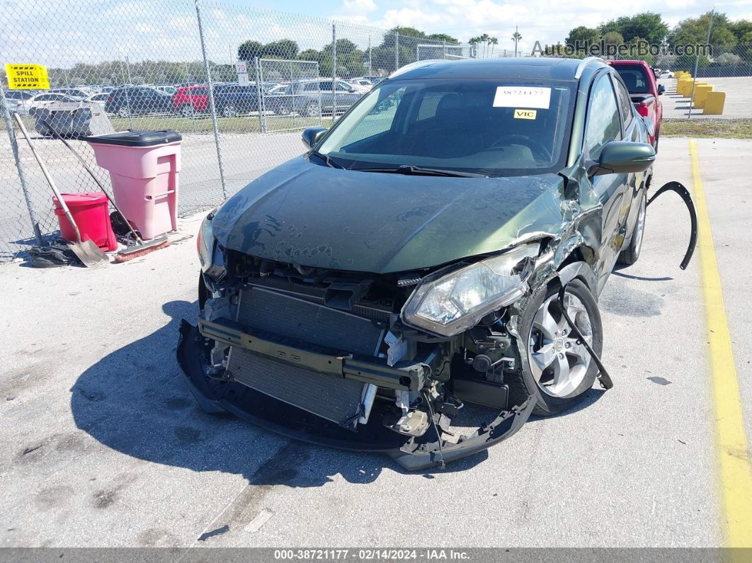 2016 Honda Hr-v Ex-l Green vin: 3CZRU5H75GM731230