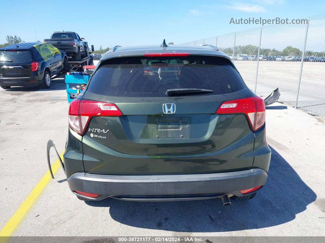 2016 Honda Hr-v Ex-l Green vin: 3CZRU5H75GM731230