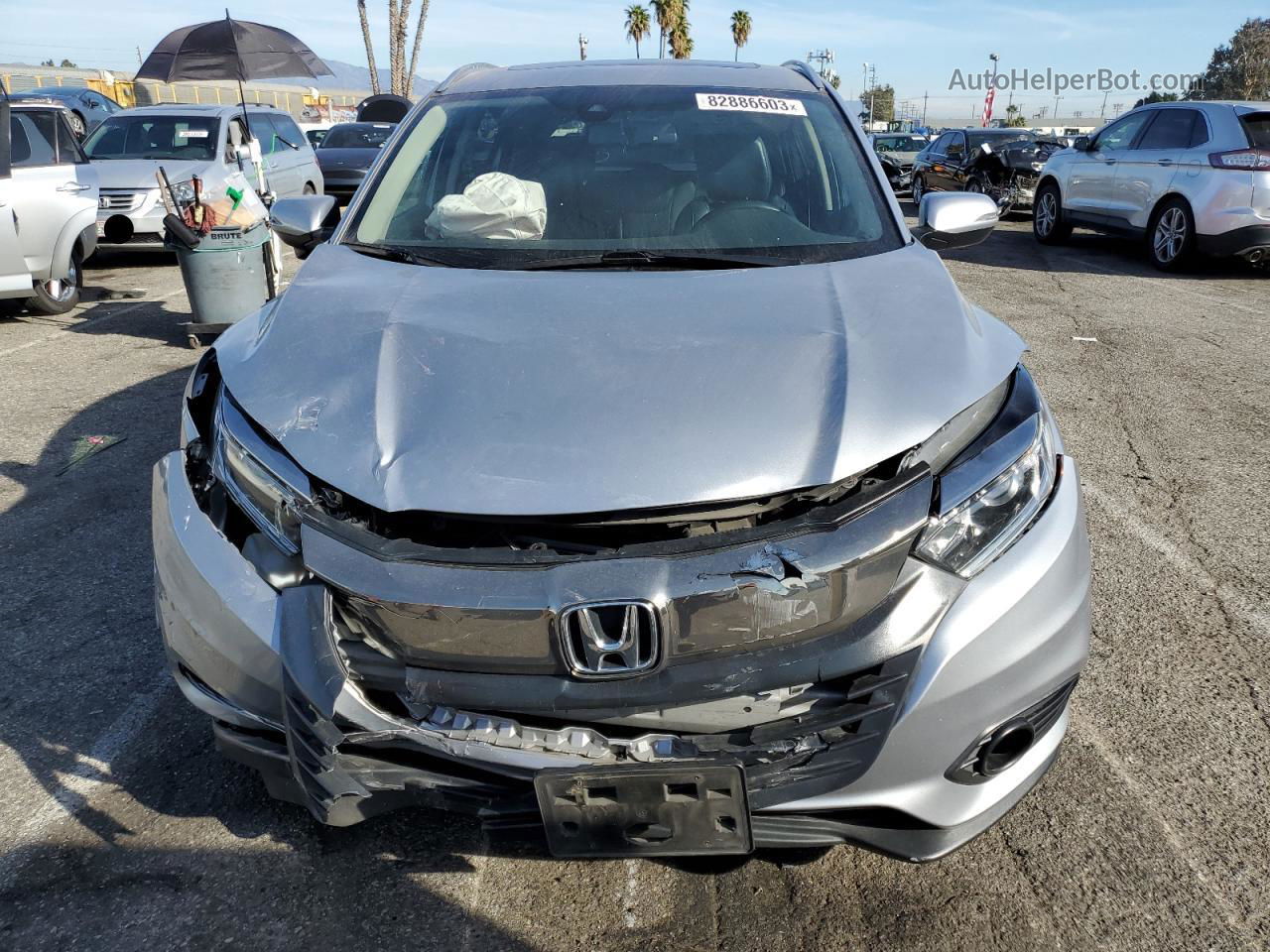 2019 Honda Hr-v Exl Silver vin: 3CZRU5H75KM717742