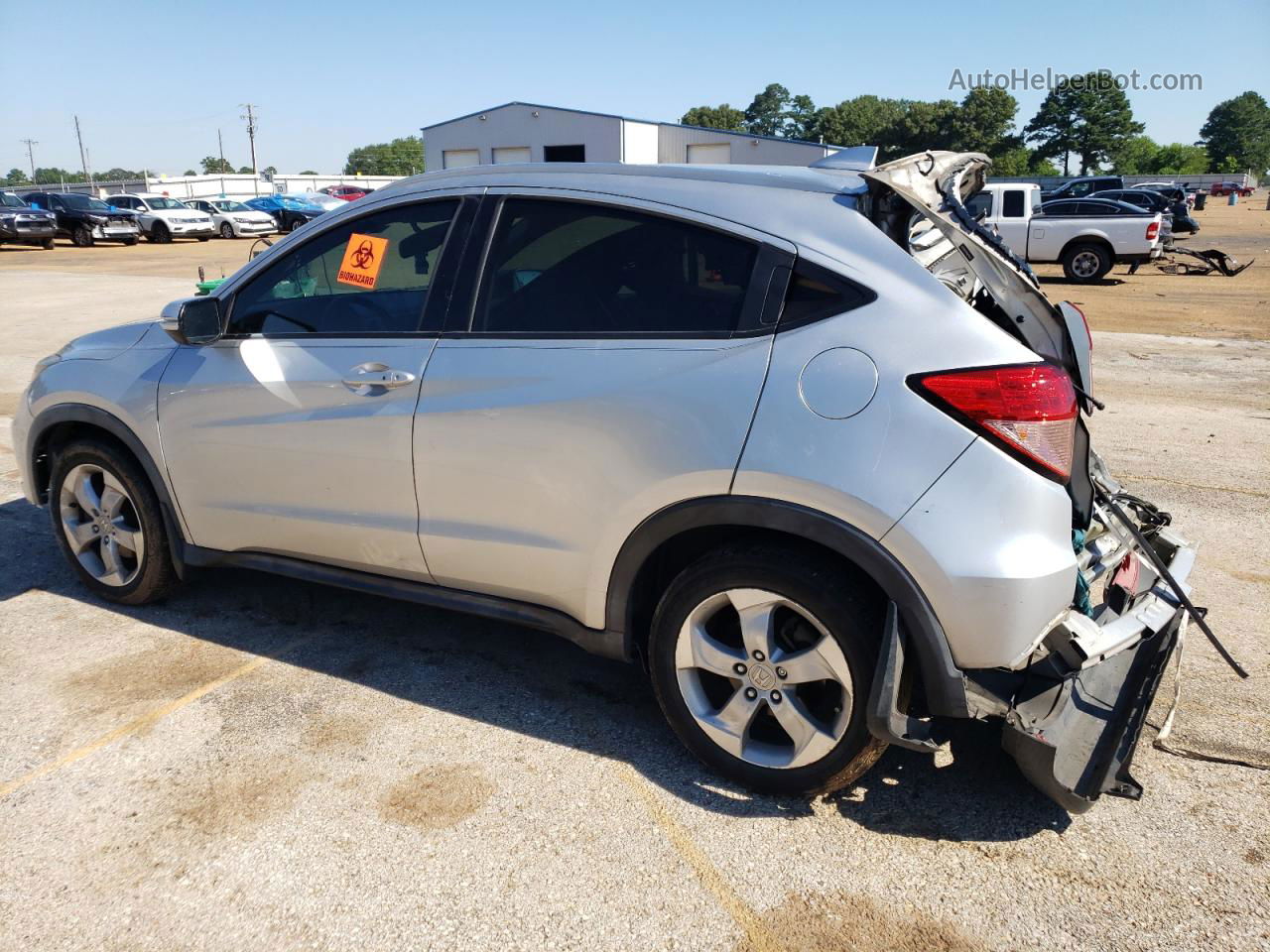 2016 Honda Hr-v Exl Silver vin: 3CZRU5H76GM740227