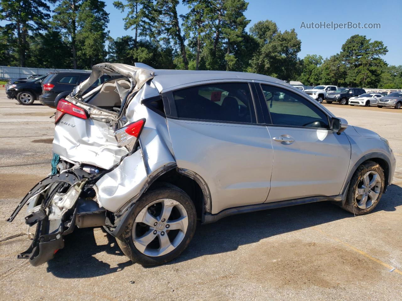 2016 Honda Hr-v Exl Silver vin: 3CZRU5H76GM740227