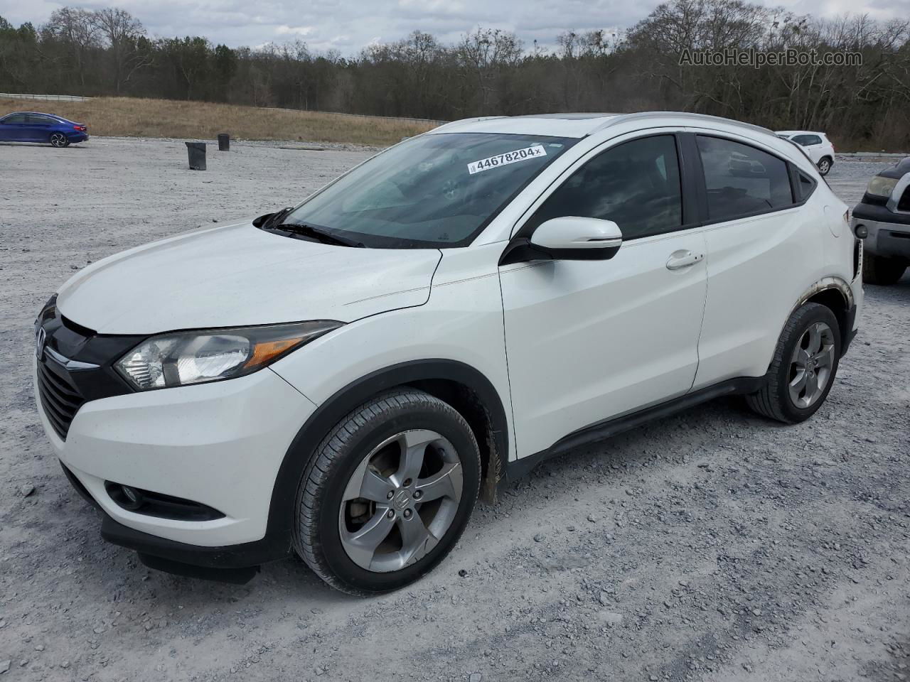 2017 Honda Hr-v Exl White vin: 3CZRU5H76HM716754