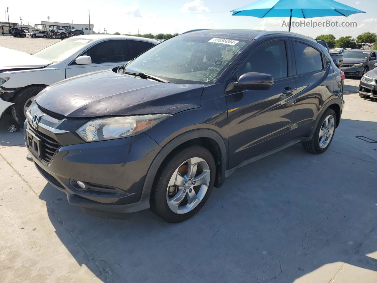 2017 Honda Hr-v Exl Black vin: 3CZRU5H76HM727480