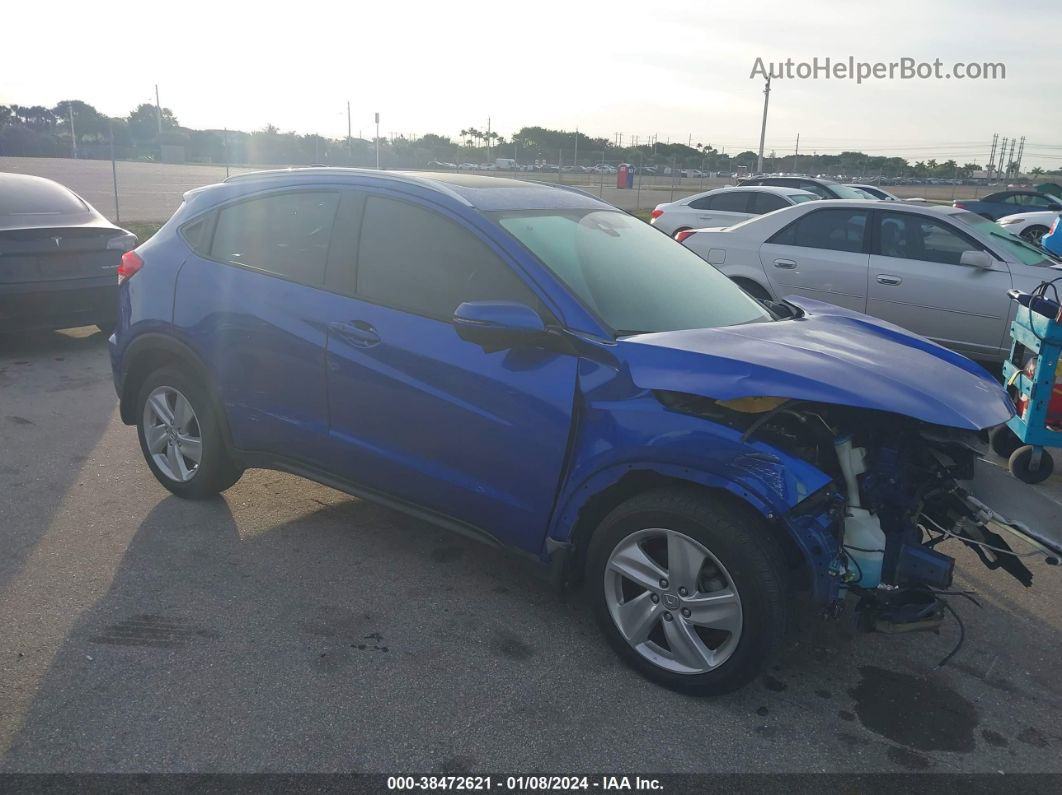 2019 Honda Hr-v Ex-l Синий vin: 3CZRU5H76KM704840