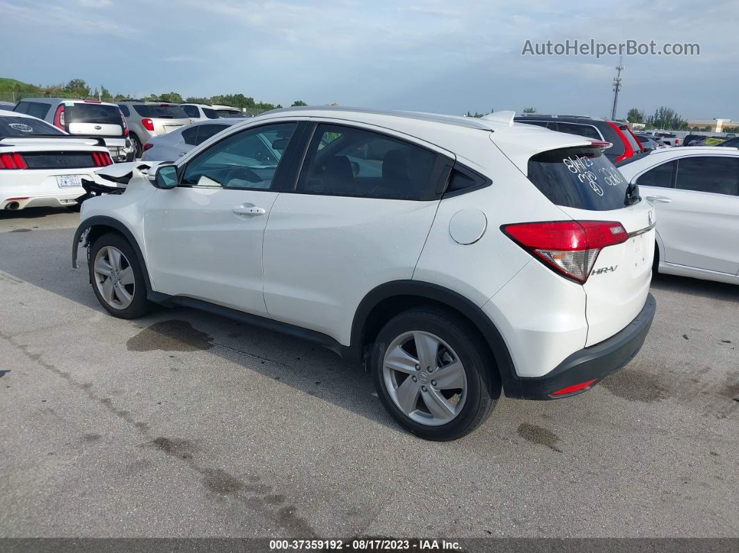 2019 Honda Hr-v Ex-l White vin: 3CZRU5H76KM712260