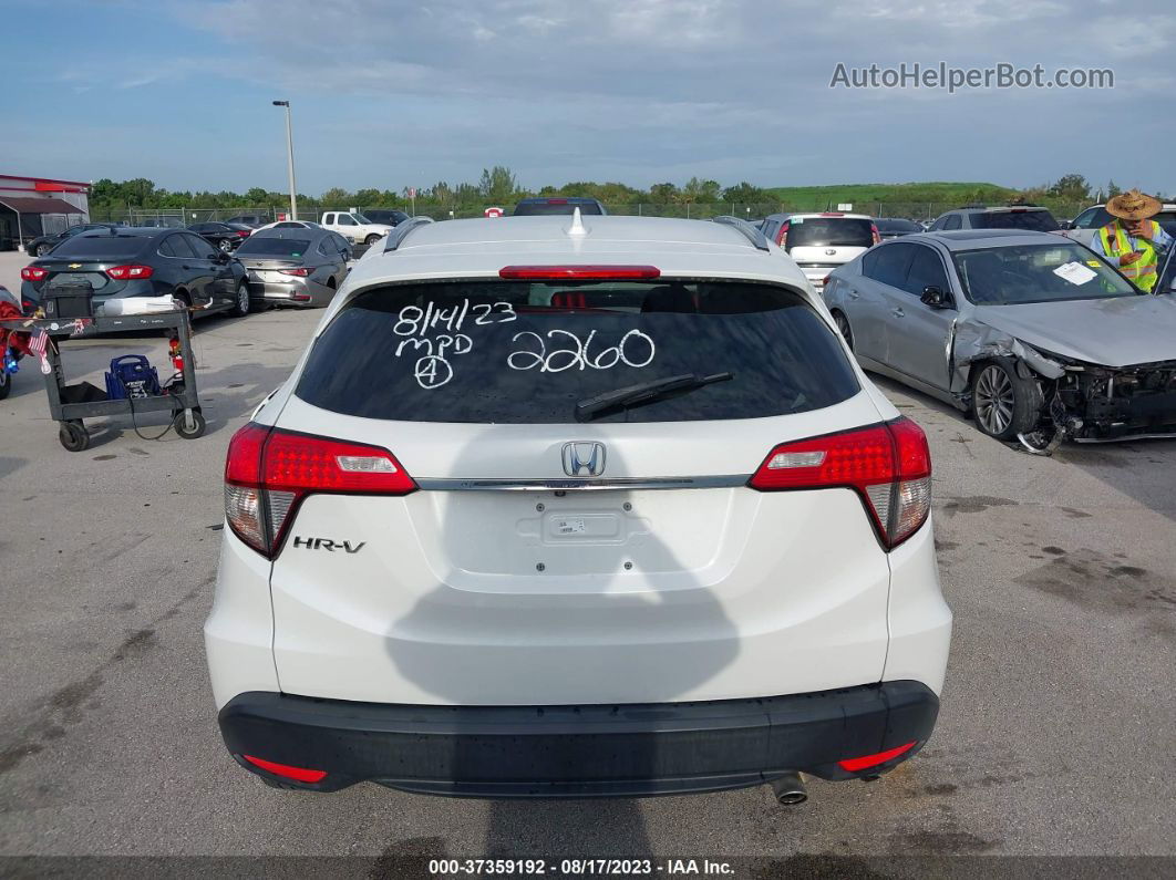 2019 Honda Hr-v Ex-l White vin: 3CZRU5H76KM712260