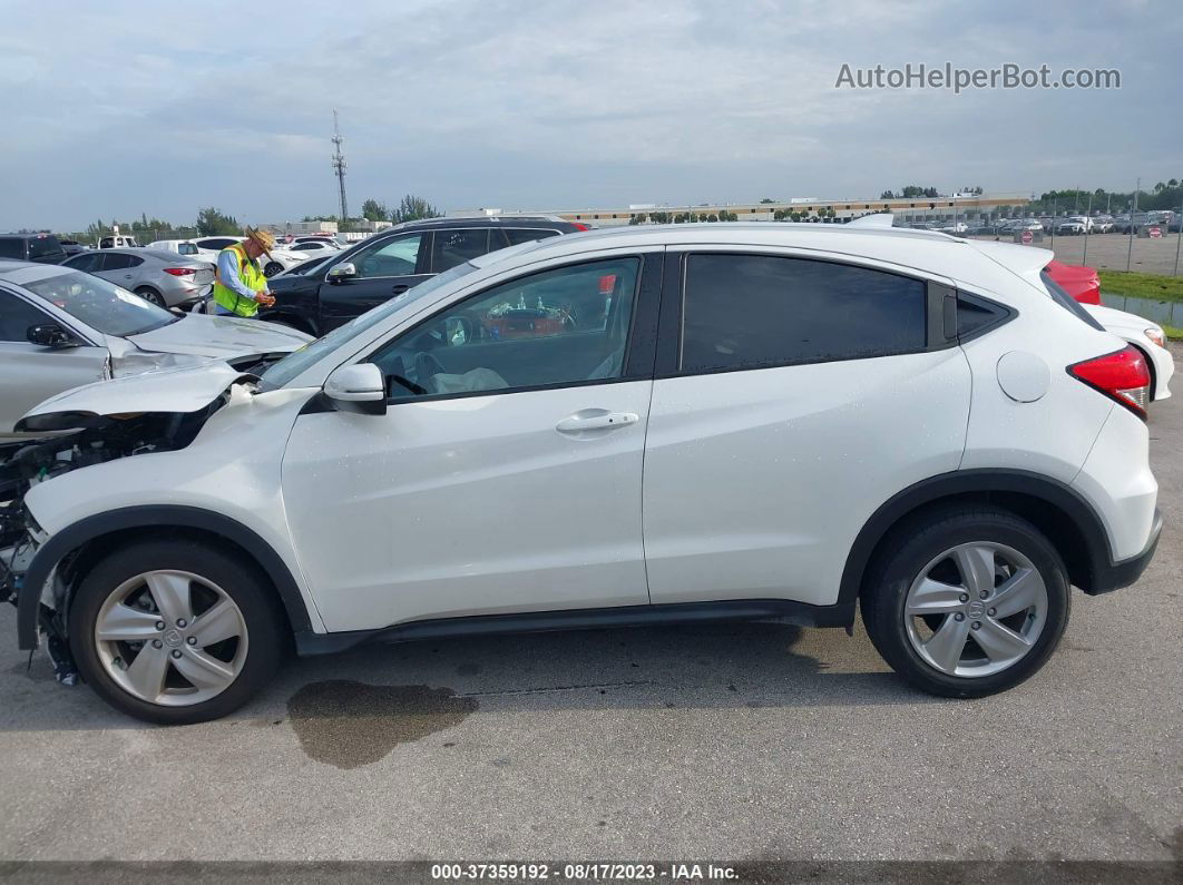 2019 Honda Hr-v Ex-l White vin: 3CZRU5H76KM712260