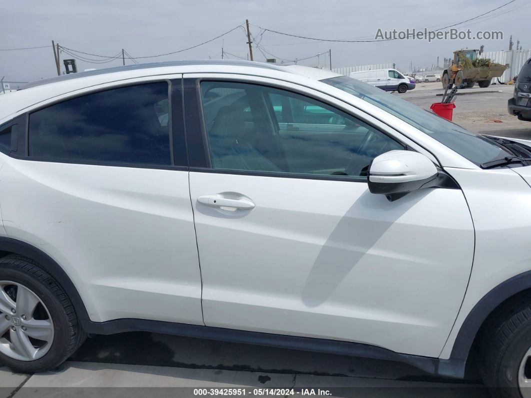 2019 Honda Hr-v Ex-l White vin: 3CZRU5H76KM714350