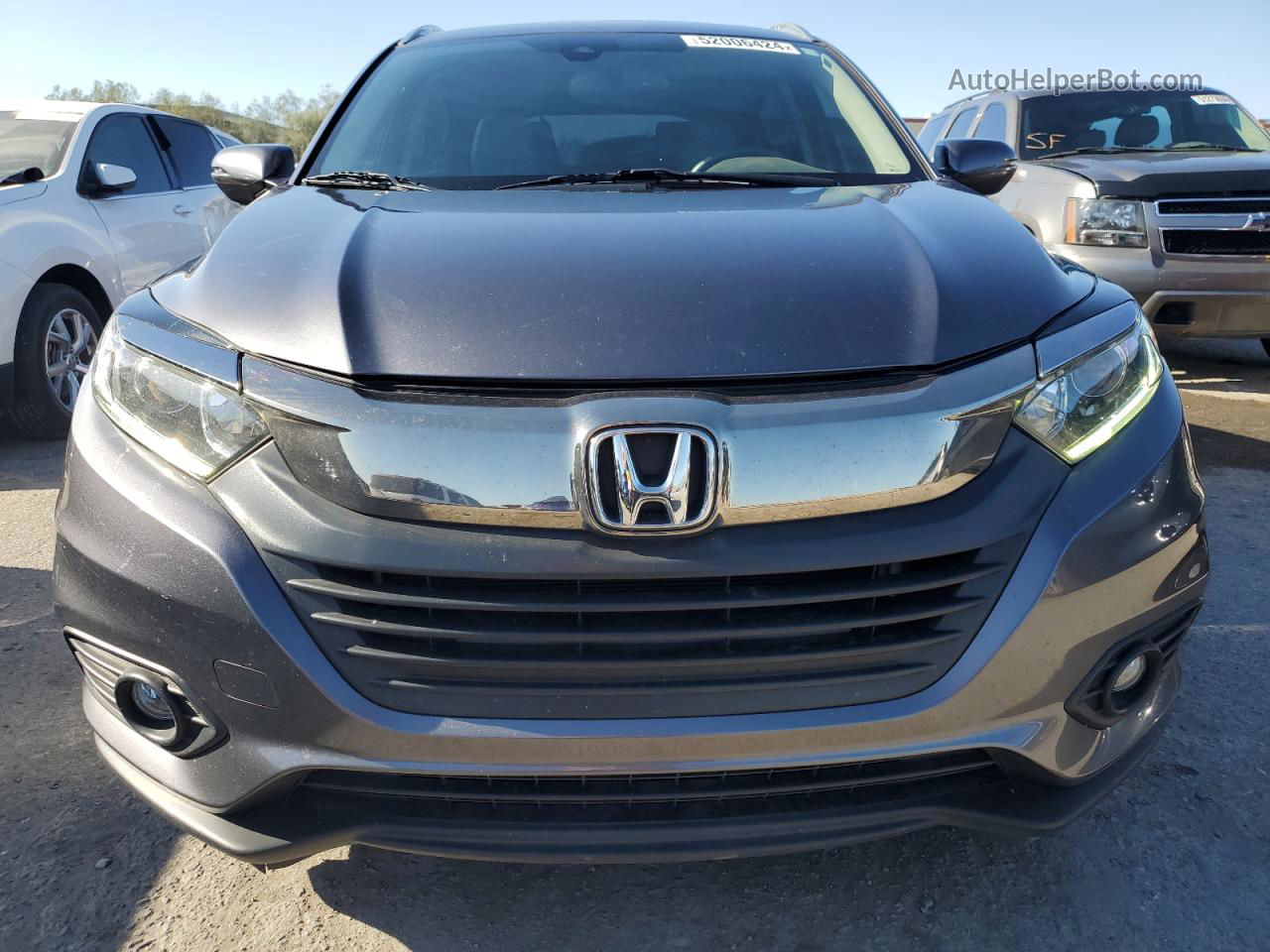 2019 Honda Hr-v Exl Gray vin: 3CZRU5H76KM730080