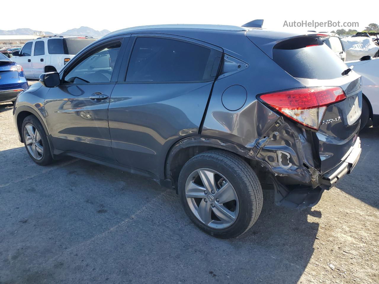 2019 Honda Hr-v Exl Gray vin: 3CZRU5H76KM730080