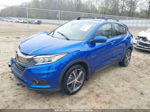 2021 Honda Hr-v 2wd Ex-l Blue vin: 3CZRU5H76MM705635