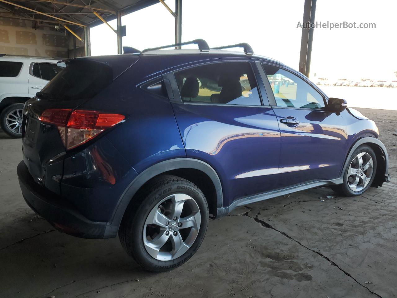 2016 Honda Hr-v Exl Blue vin: 3CZRU5H77GM713831