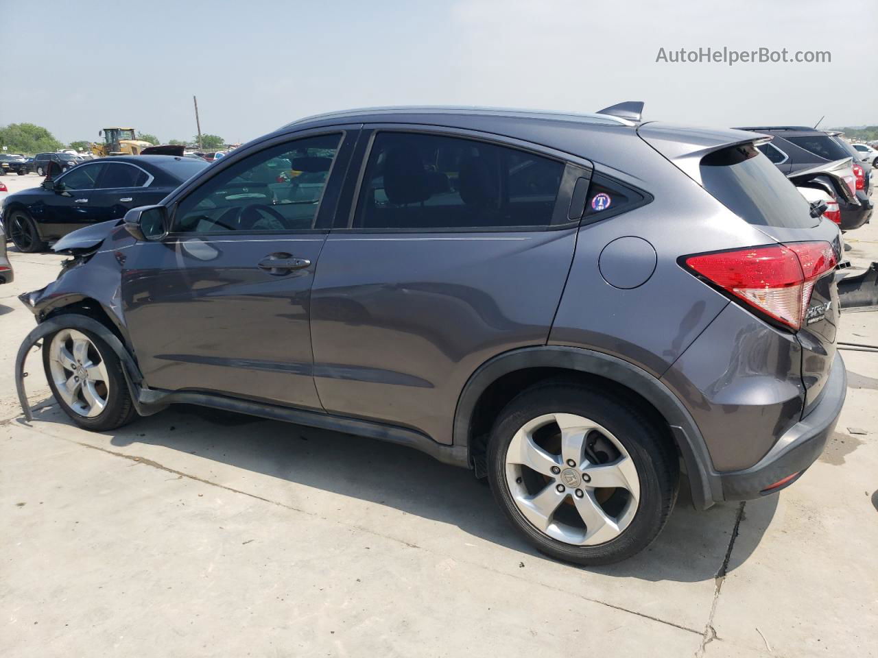 2016 Honda Hr-v Exl Серый vin: 3CZRU5H77GM732587