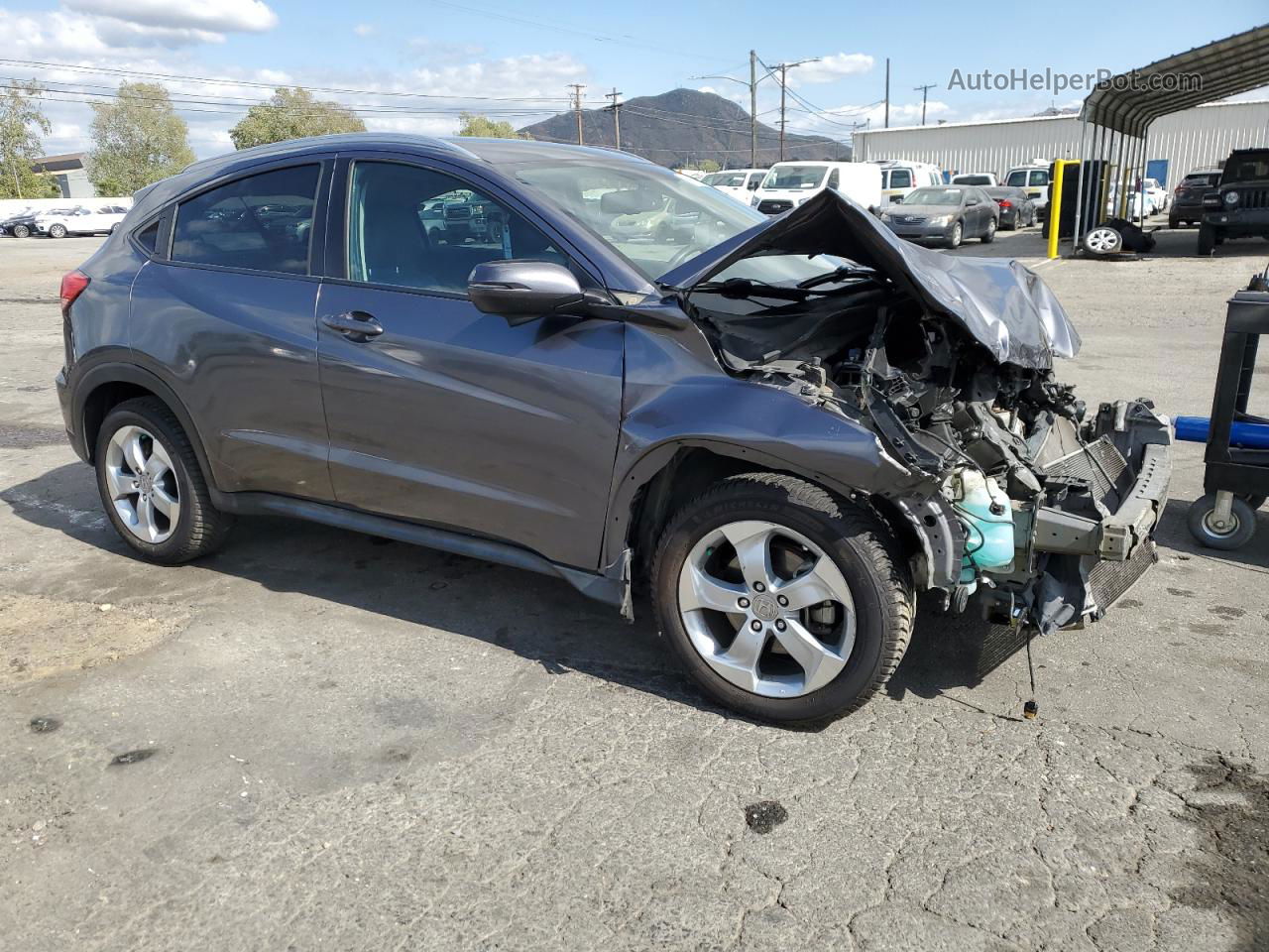 2016 Honda Hr-v Exl Gray vin: 3CZRU5H77GM742679