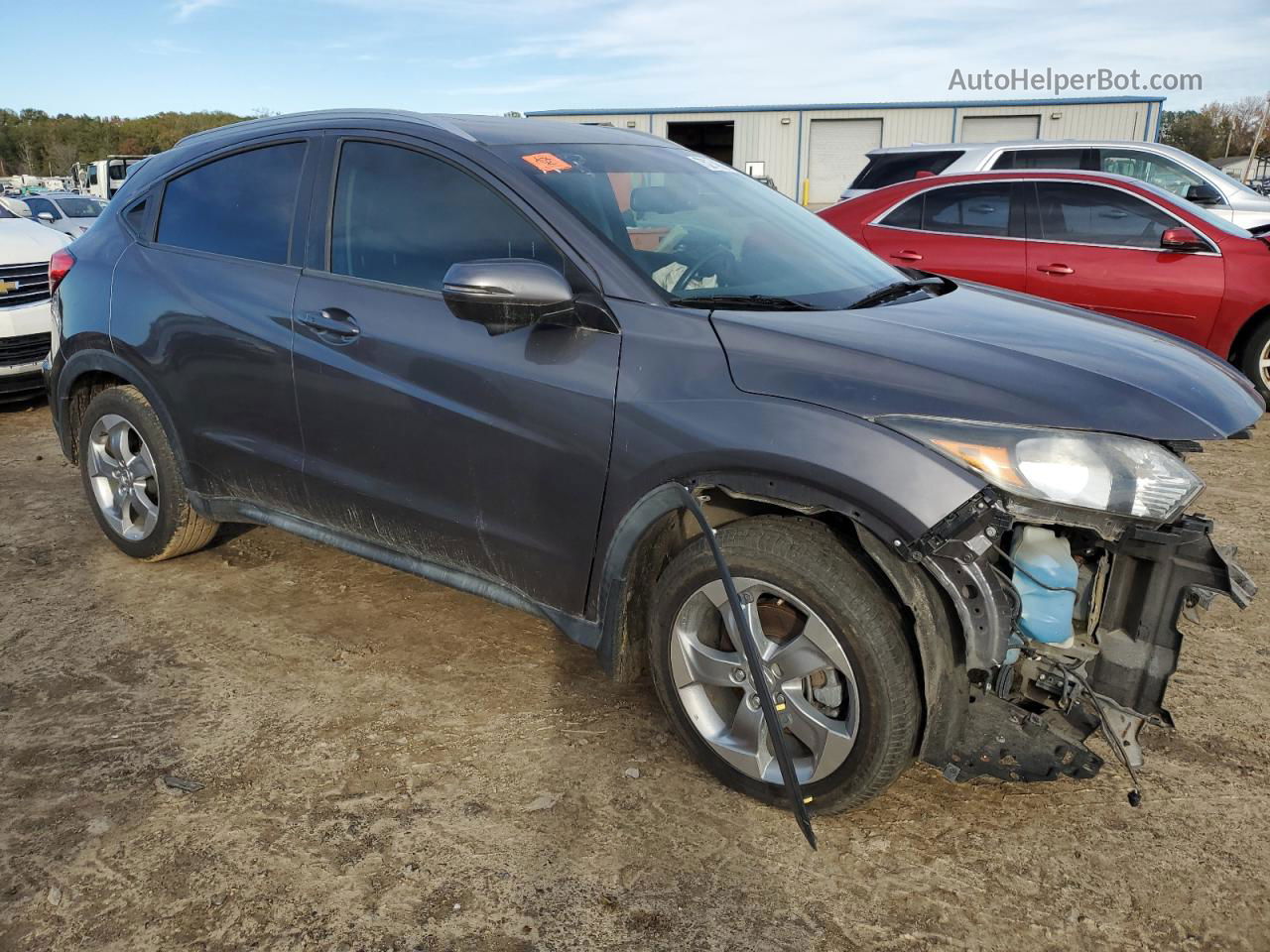 2016 Honda Hr-v Exl Gray vin: 3CZRU5H77GM750877