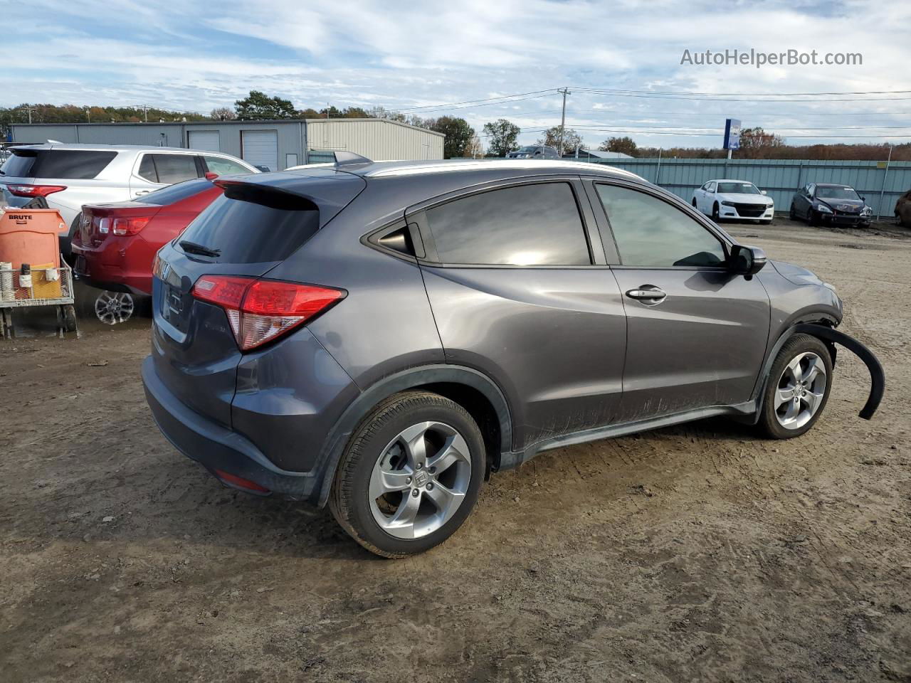 2016 Honda Hr-v Exl Gray vin: 3CZRU5H77GM750877