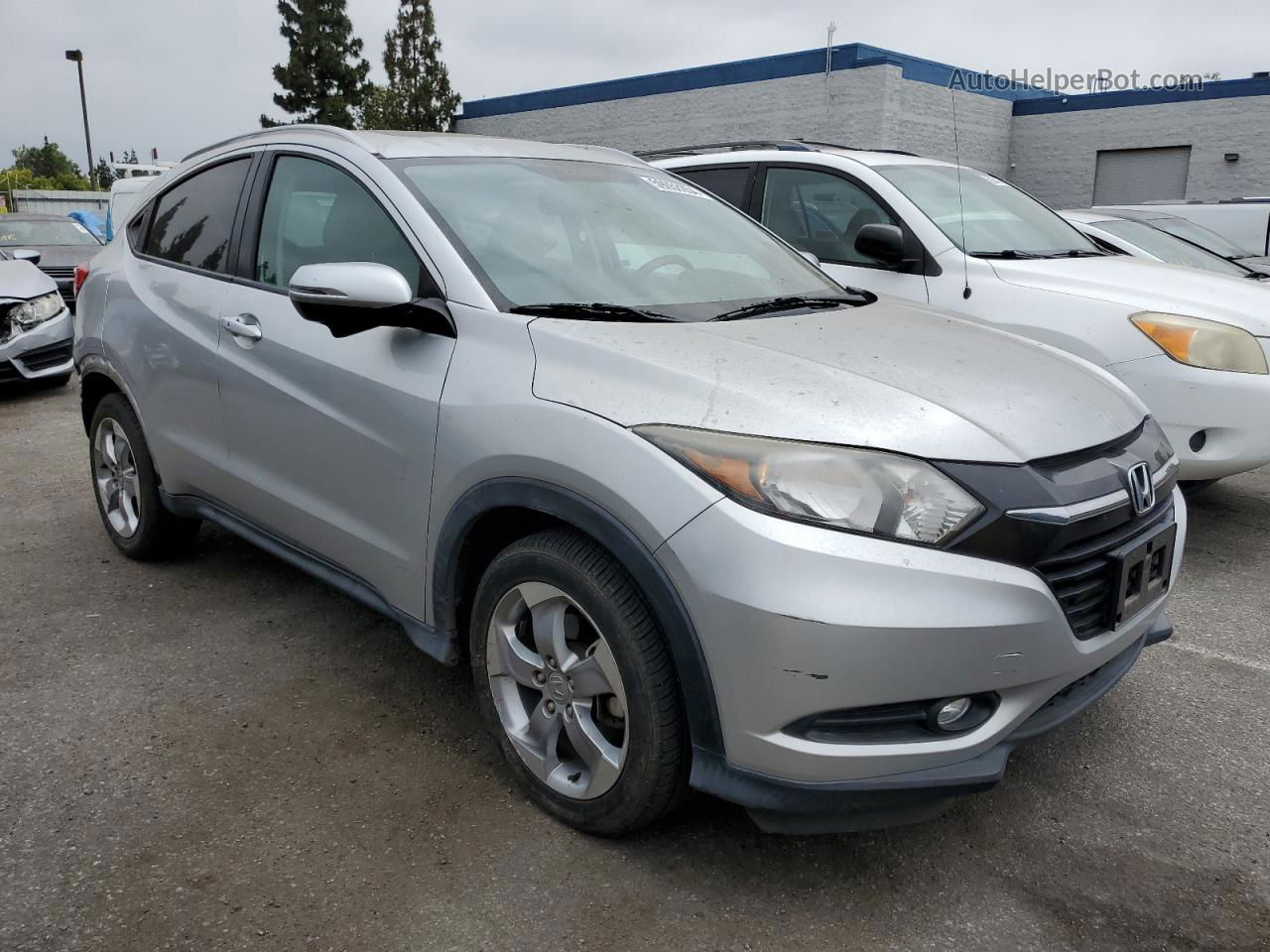 2016 Honda Hr-v Exl Silver vin: 3CZRU5H77GM754315